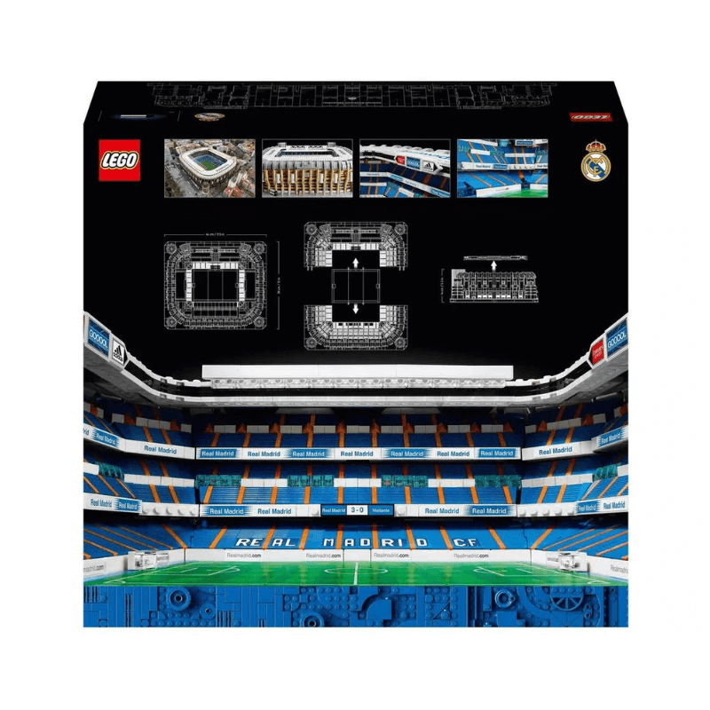  LEGO Icons Real Madrid Santiago Bernabéu Stadium 10299 Building  Set - Soccer Field and Model Building Kit for Adults, Home and Office  Collectible Decor Piece, Great Gift Idea for Sports Fans 