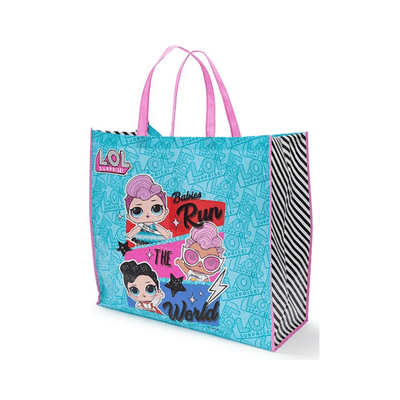 Wholesale LOL Surprise! Large Blue Reusable Bag - (Case of 16)