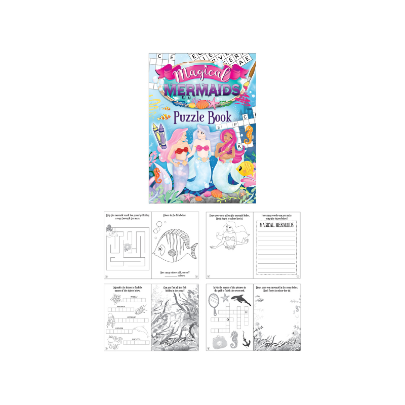 Mermaids Puzzle Book