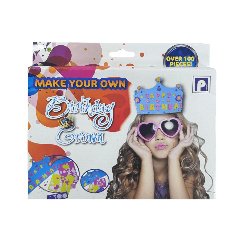 Wholesale Make Your Own Blue Birthday Crown - (Case of 16)