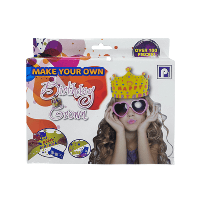 Wholesale Make Your Own Yellow Birthday Crown - (Case of 16)
