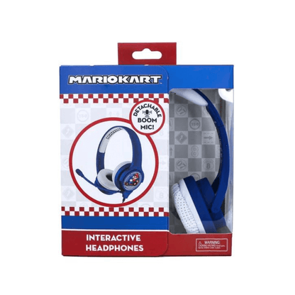 Mario Kart Interactive Headphones With Detachable Microphone