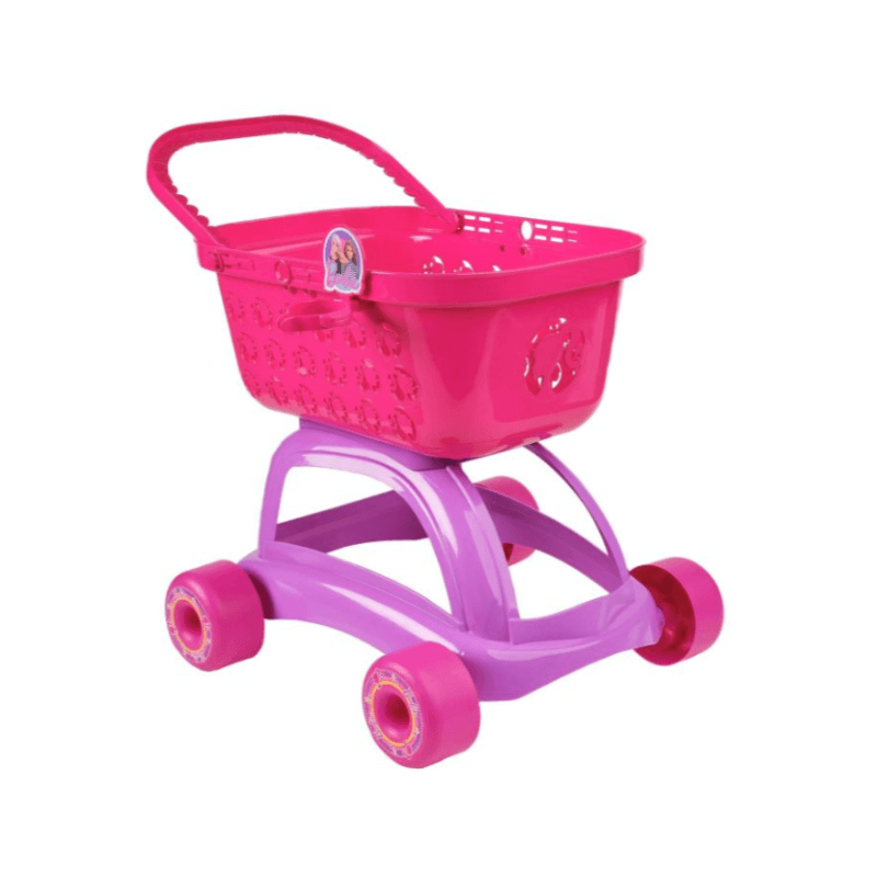 Mattel Barbie 2 in 1 Shopping Trolley & Basket