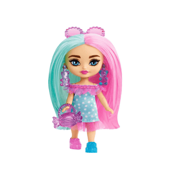 Mattel Barbie Extra Mini Minis Pastel Blue And Pink Hair