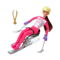Wholesale Mattel Barbie You Can Be Anything Winter Sports Para Alpine Skier - (Case of 6)