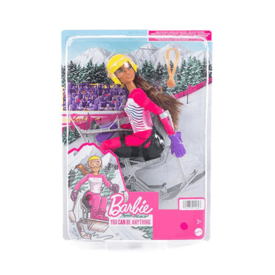 Wholesale Mattel Barbie You Can Be Anything Winter Sports Para Alpine Skier - (Case of 6)