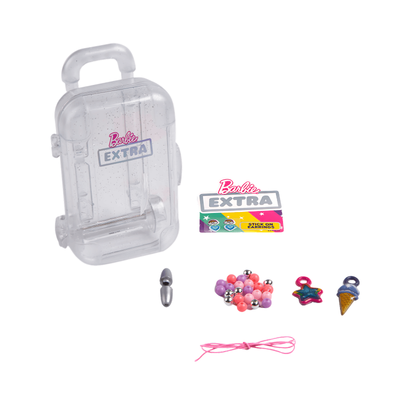 Wholesale Mattel Barbie Extra Jewellery Suitcase Surprise - Clear - (Case of 12)