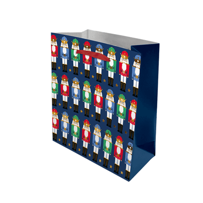 Wholesale Medium Christmas Gift Bag - Nutcracker - (Case of 48)