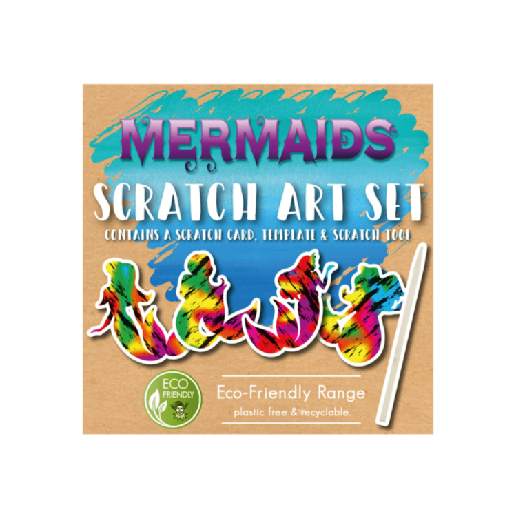 Mini Eco-Friendly Mermaid Scratch Art Set