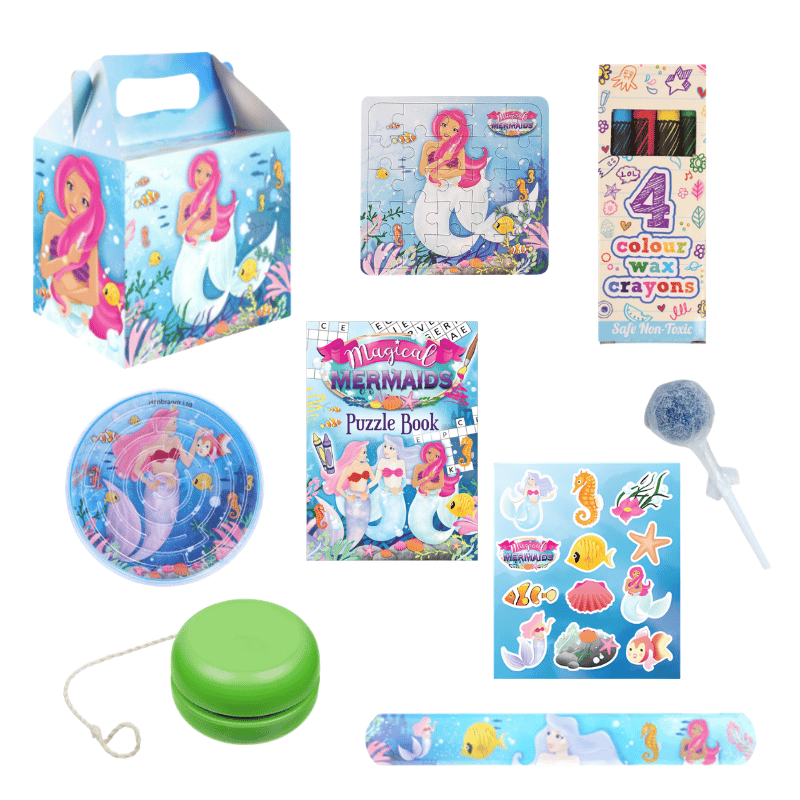 Mermaid Theme Pre-Filled Party Box
