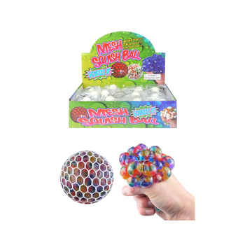 Multi-Coloured Squishy Mesh Ball
