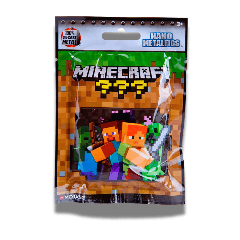 Wholesale Minecraft Nano Metalfigs Diecast Blind Bag - (Case of 96)