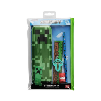 Wholesale Minecraft Pencil 5 Piece Stationery Set - (Case of 12)