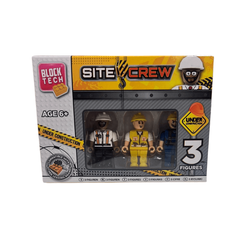 Mini Block Tech Site Crew Figures – PoundFun™