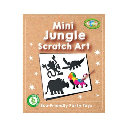 Mini Jungle Scratch Art