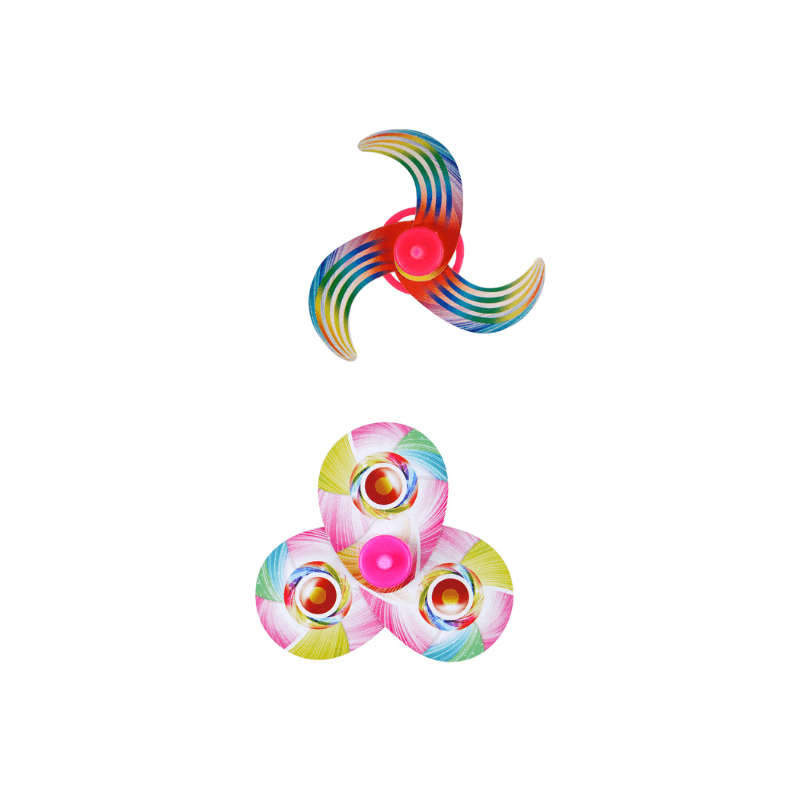 Mini Multi-Coloured Spinning Top
