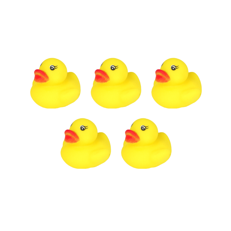 Wholesale Mini Rubber Ducks With Net - (Case of 12)
