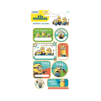 Minions Name Label Stickers