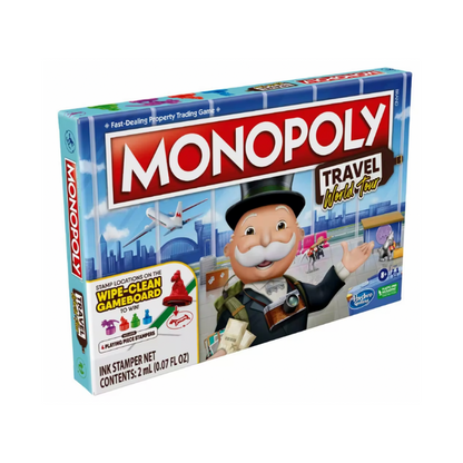 Monopoly Travel World Tour Family Board Game 