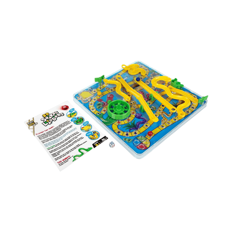 3D Snakes Ladders Board Game