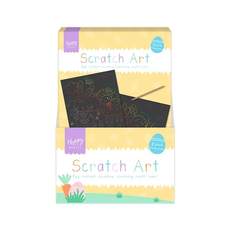 Wholesale Easter Scratch Art Craft - 2 Pack - (Case of 12)