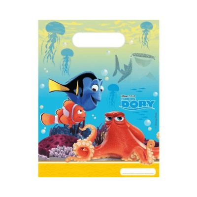 Wholesale Pack Of 6 Finding Dory Party Bags - (Case of 12)