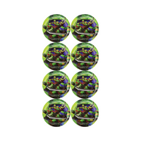 Wholesale Pack Of 8 Teenage Mutant Ninja Turtles Party Plates - (Case of 12)