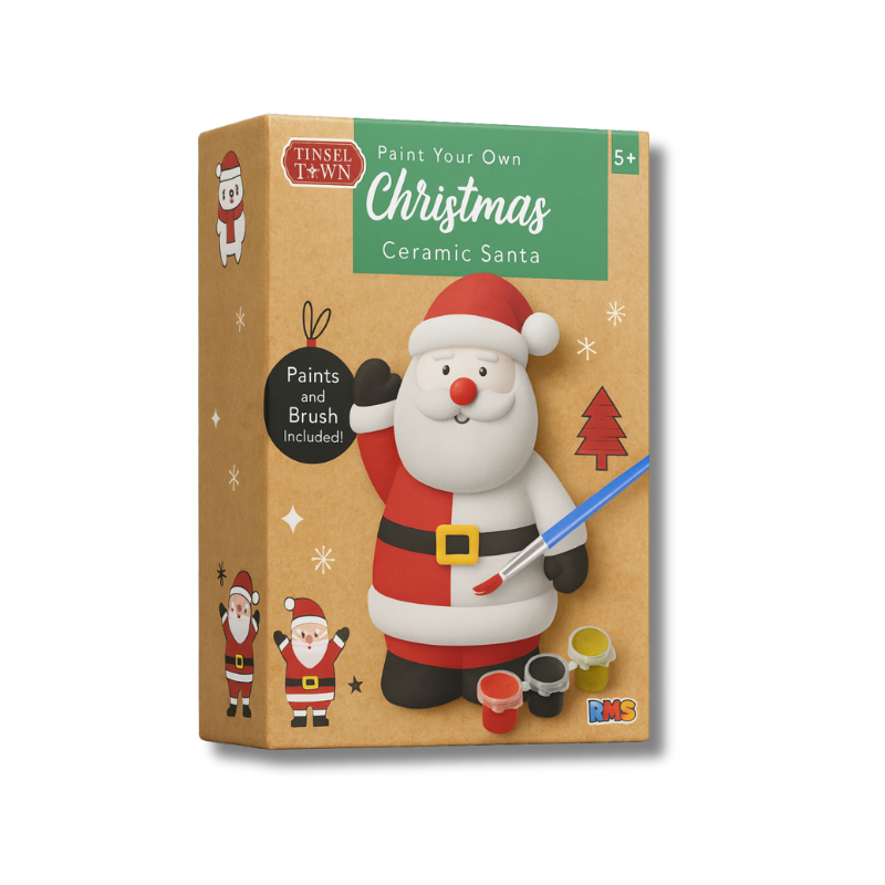 Paint Your Own Christmas Santa Figure