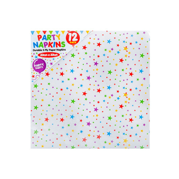Party Napkins 12 Pack 3 Ply