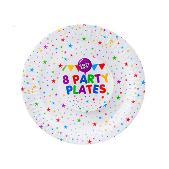 8 Pack Of Birthday Party Plates