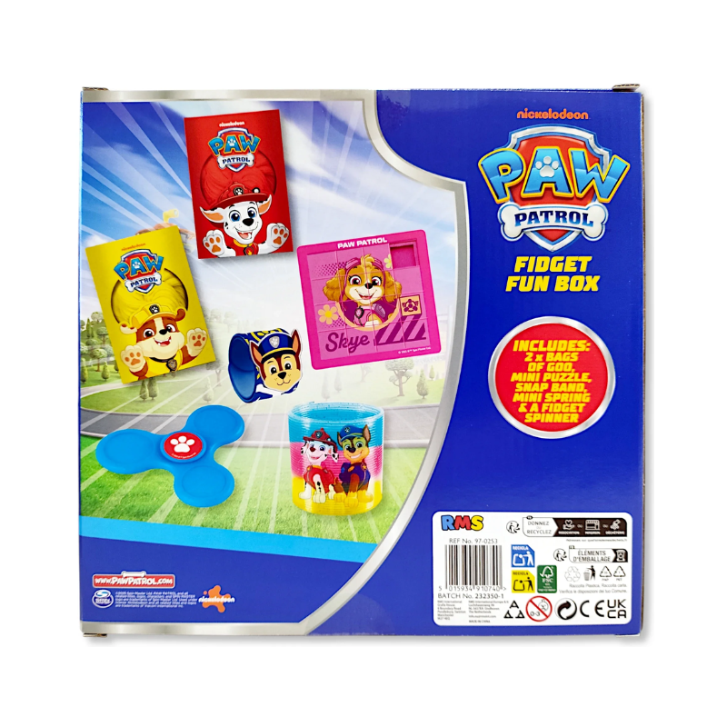 Wholesale Paw Patrol Fidget Fun Box - (Case of 6)