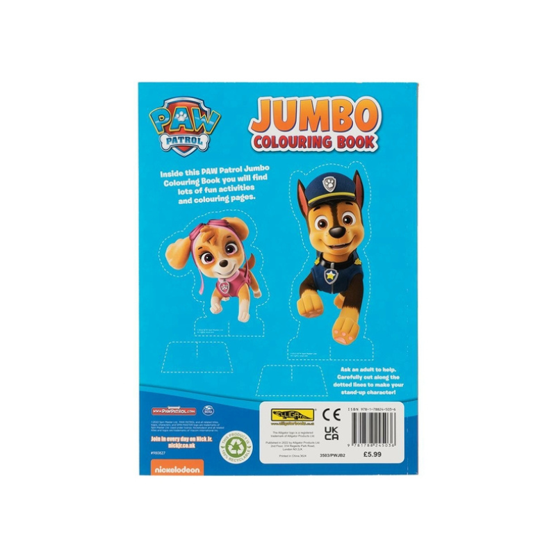 Paw Patrol Jumbo Colouring Book