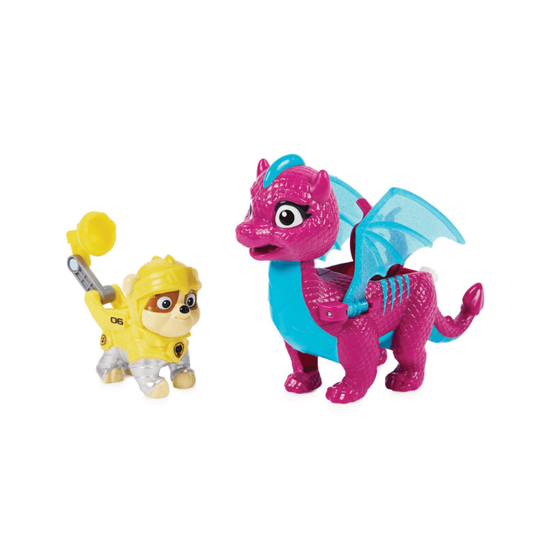Wholesale Paw Patrol Rescue Knights - Rubble And Dragon Blizzie - (Case of 4)