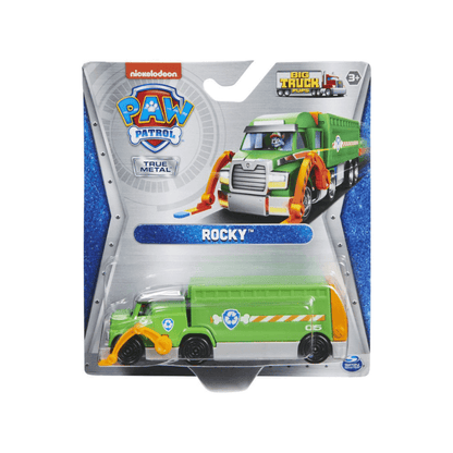 Paw Patrol True Metal Big Trucks Die Cast Vehicles Rocky PoundFun