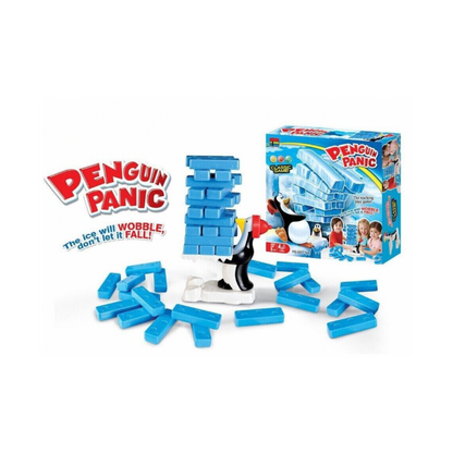 Penguin Panic Board Game of Stacking Blocks