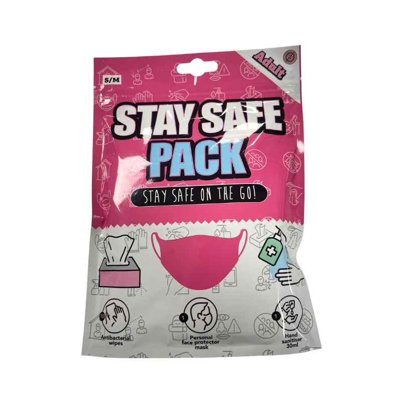 Pink Love Heart Travel Care Packs