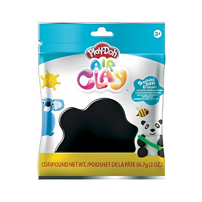 Wholesale Play-Doh Air Clay - Black - (Case of 12)