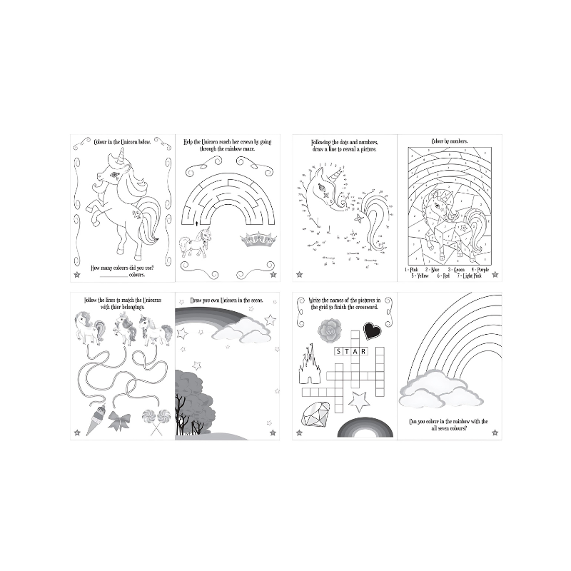 Wholesale Unicorn Puzzle Book - (Case of 36)