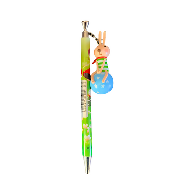 Wholesale Santoro Pen with 3D Bunny Key Charm - (Case of 12)