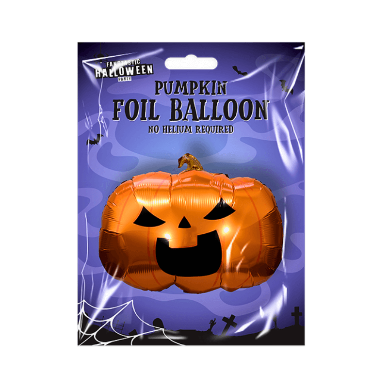 Wholesale Pumpkin Halloween Foil Balloon - (Case of 12)