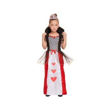 Queen Of Hearts Fancy Dress Costume Age 4-6