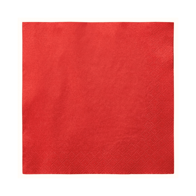Wholesale Red Party Napkins 30 Pack - (Case of 16)