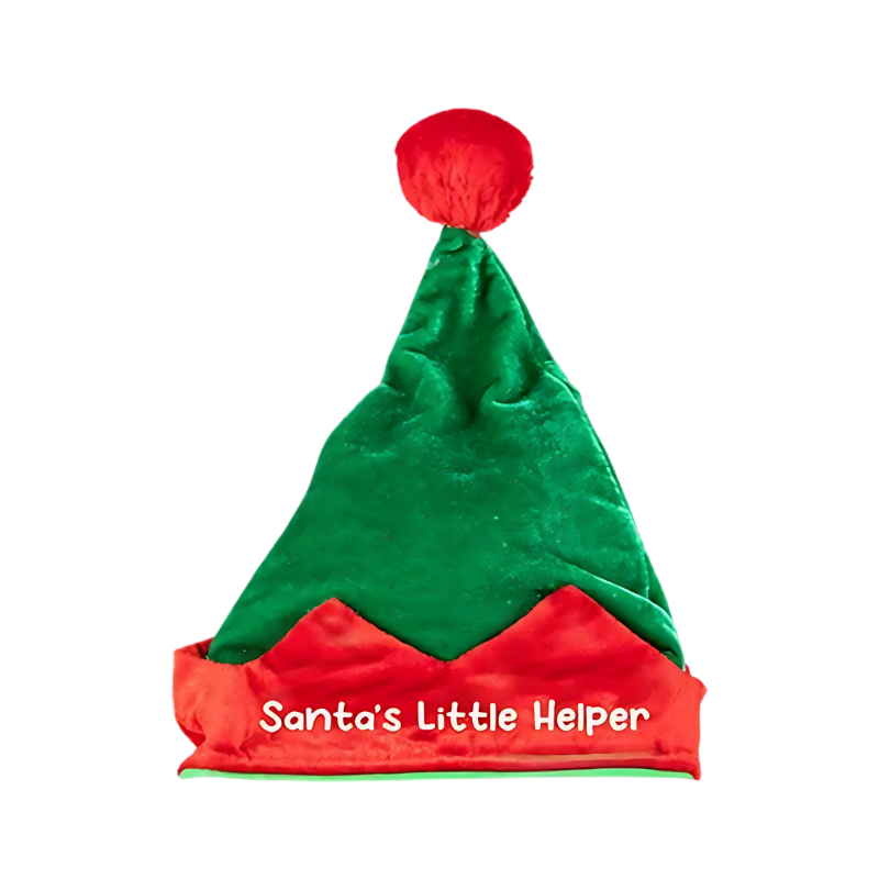 Santas Helper Hat Bells