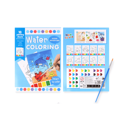 Sealife Water Colouring Paint Set