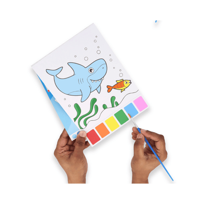 Wholesale Sealife Water Colouring Paint Set - (Case of 12)