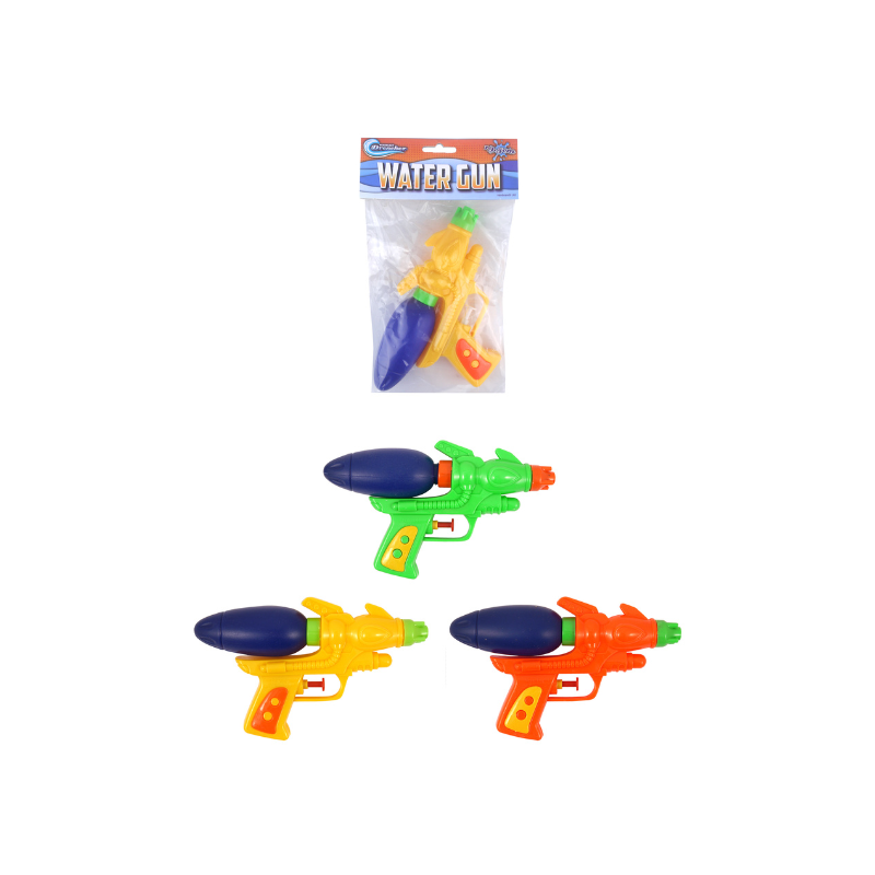 Wholesale Medium Water Pistol - 19.5cm - (Case of 12)