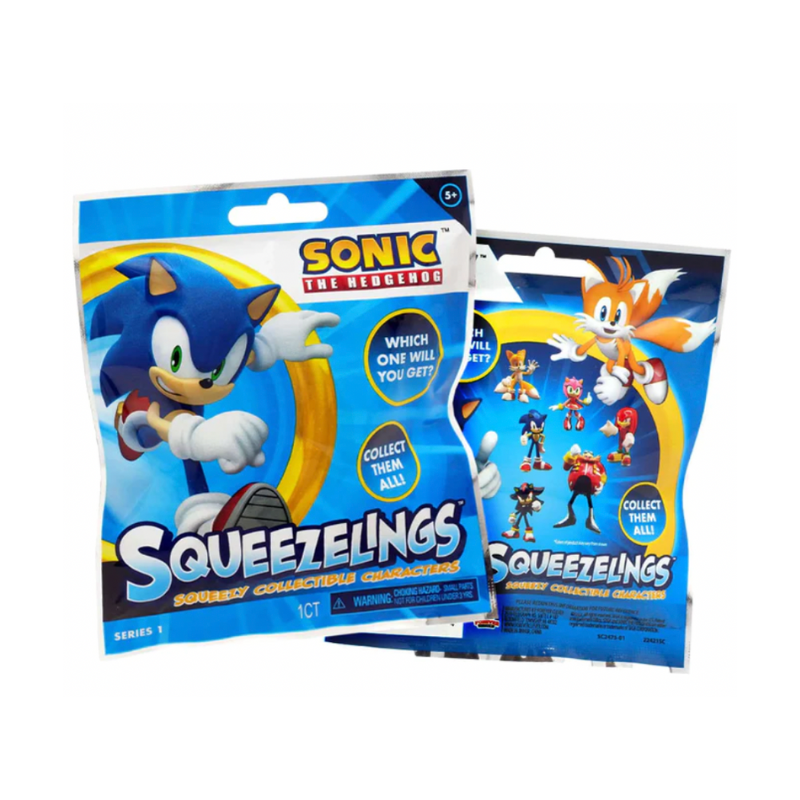 Sonic The Hedgehog Squeezelings Mini Figures Blind Bag