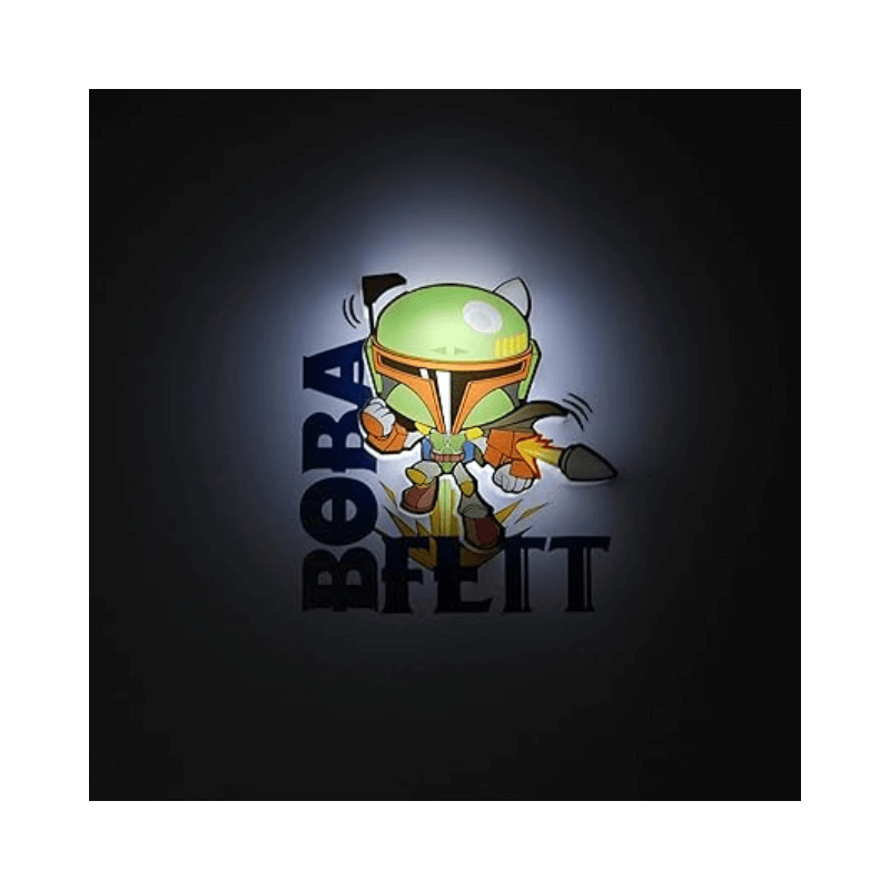 Wholesale Star Wars Boba Fett 3D Deco LED Wall Light - (Case of 10)