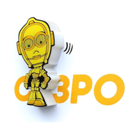 Wholesale Star Wars C-3PO 3D Deco LED Wall Light - (Case of 10)