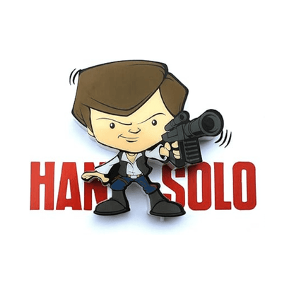 Star Wars Han Solo 3D Deco LED Wall Light